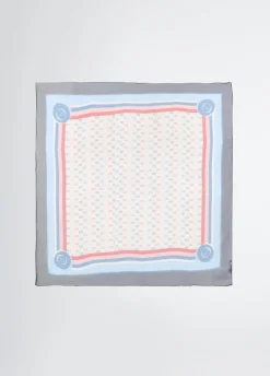 Foulard con stampa logo