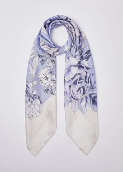 Foulard grande a fiori