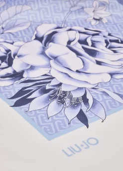 Foulard grande a fiori