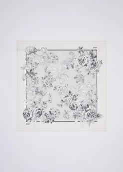 Foulard grande a fiori