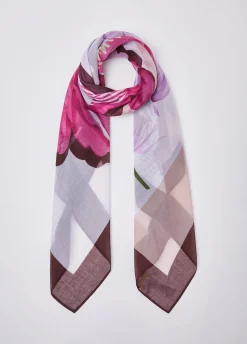 Foulard grande colorblock