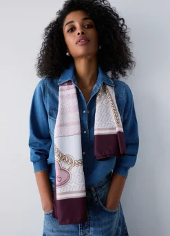 Foulard grande con fiocco