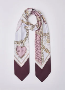 Foulard grande con fiocco