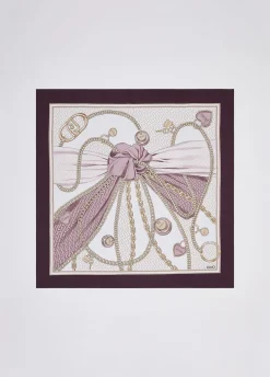 Foulard grande con fiocco