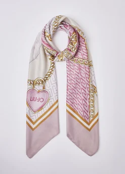 Foulard grande con fiocco