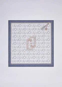 Foulard grande con logo