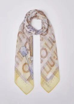 Foulard grande con logo