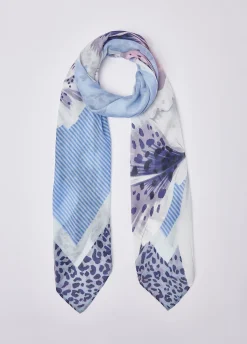 Foulard grande con orchidea