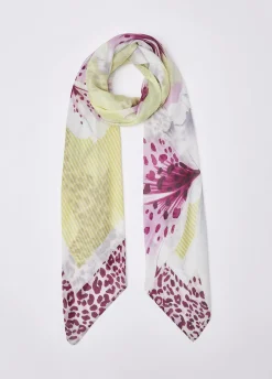 Foulard grande con orchidea
