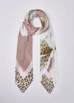 Foulard grande con orchidea