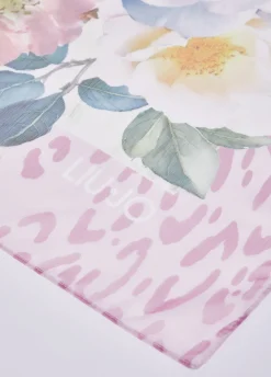 Foulard grande con peonie