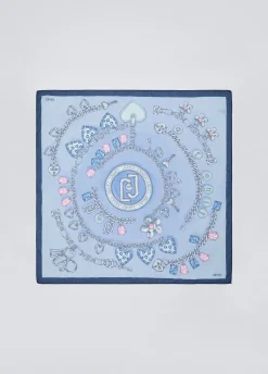 Foulard grande con stampa