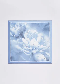 Foulard grande con stampa floreale