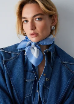 Foulard piccolo a fiori