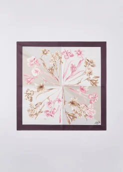 Foulard piccolo a fiori