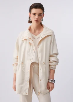 Giacca antivento con coulisse
