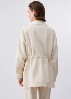 Giacca antivento con coulisse
