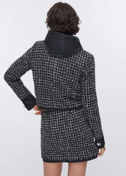 Giacca boxy in bouclé