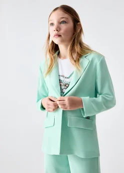 Giacca in envers satin
