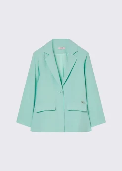 Giacca in envers satin