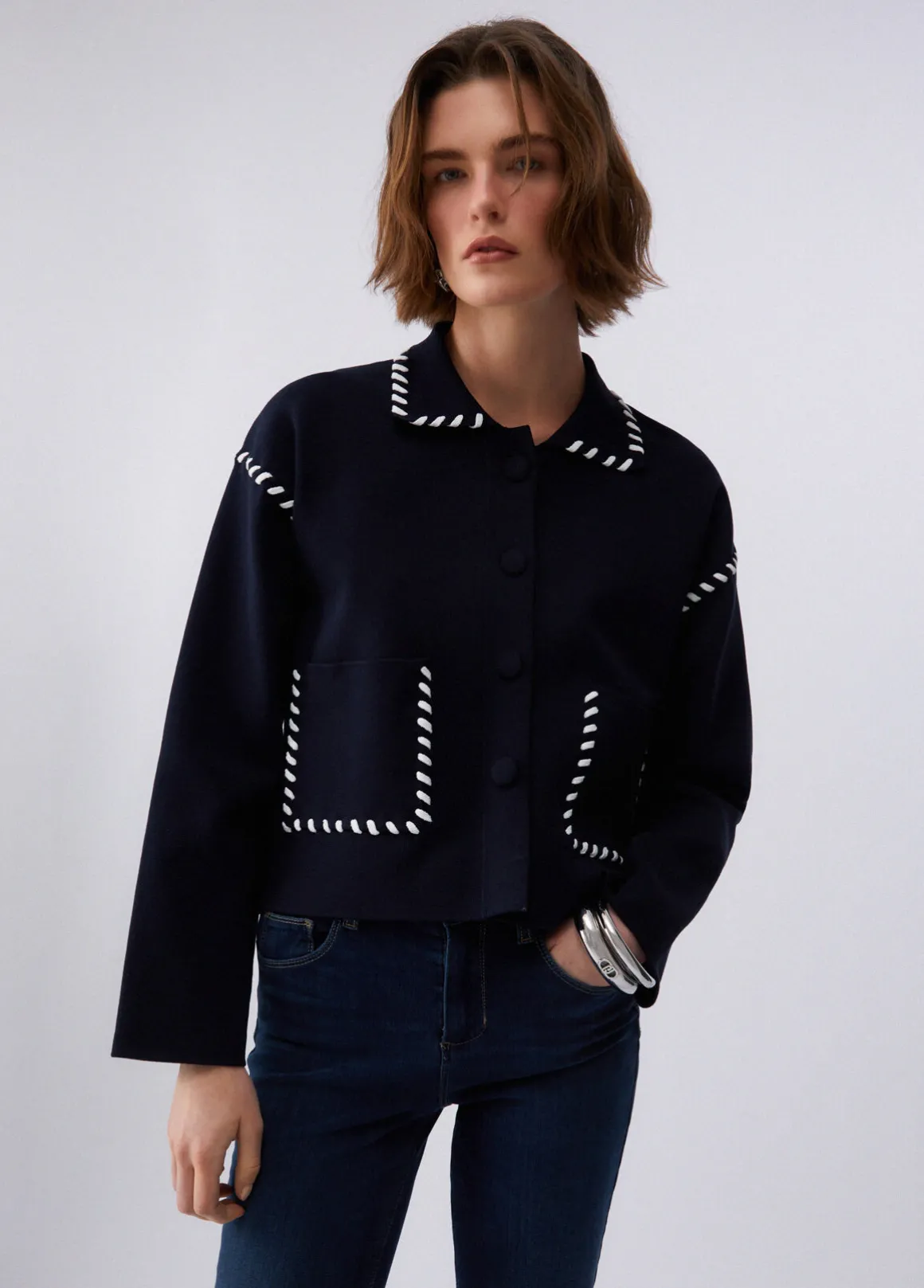Giacca in maglia