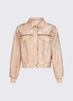 Giacca in organza jacquard