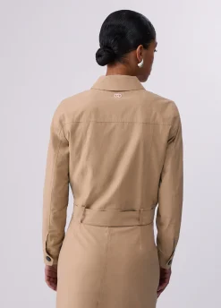Giacca leggera con cintura