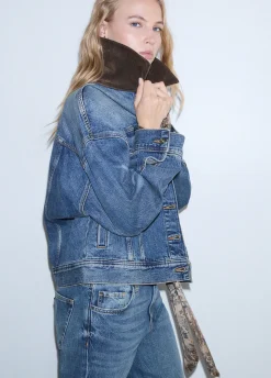 Giacca oversize in denim
