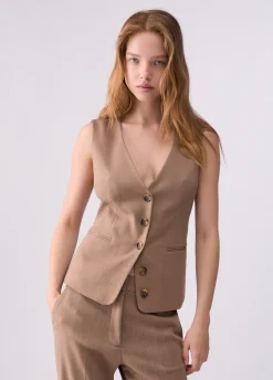 Gilet con alamari