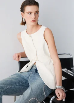Gilet con cintura