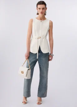 Gilet con cintura