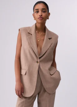 Gilet con foulard