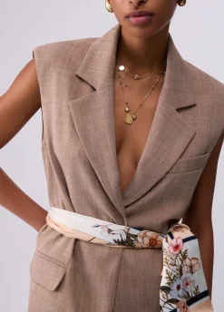Gilet con foulard