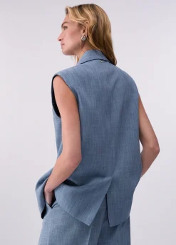 Gilet con foulard