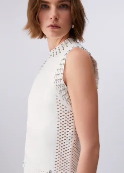 Gilet con ricami gioiello