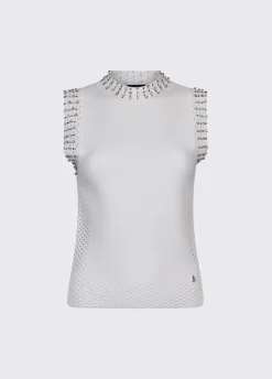 Gilet con ricami gioiello