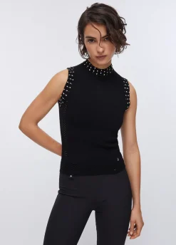 Gilet con ricami gioiello