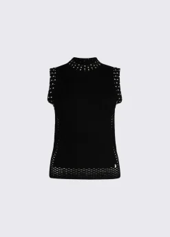 Gilet con ricami gioiello