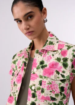 Gilet con stampa