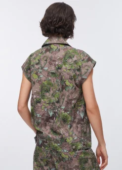 Gilet con stampa