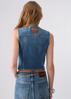 Gilet in denim