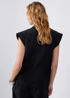 Gilet in misto lino