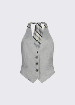 Gilet mélange elegante