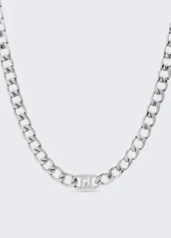 Girocollo monogram con brill