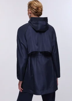 Giubbotto in nylon con cappuccio