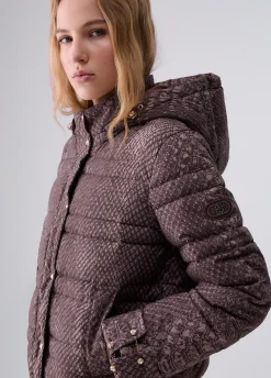 Giubbotto in nylon stampato