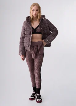 Giubbotto in nylon stampato
