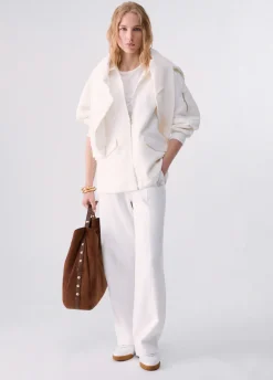 Giubbotto oversize con cappuccio