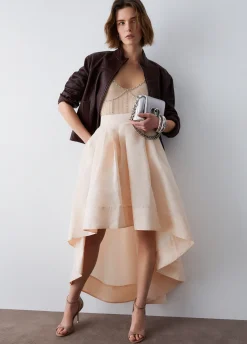 Gonna elegante in taffetà