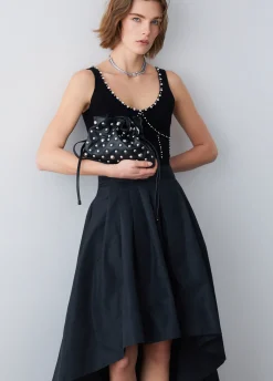 Gonna elegante in taffetà